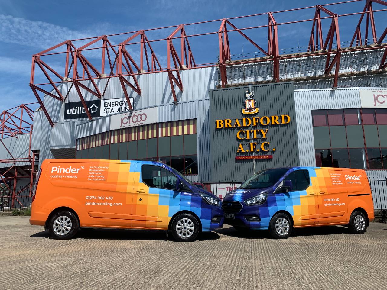 Pinder Cooling Providind Refrigeration Systems For Bradford City
